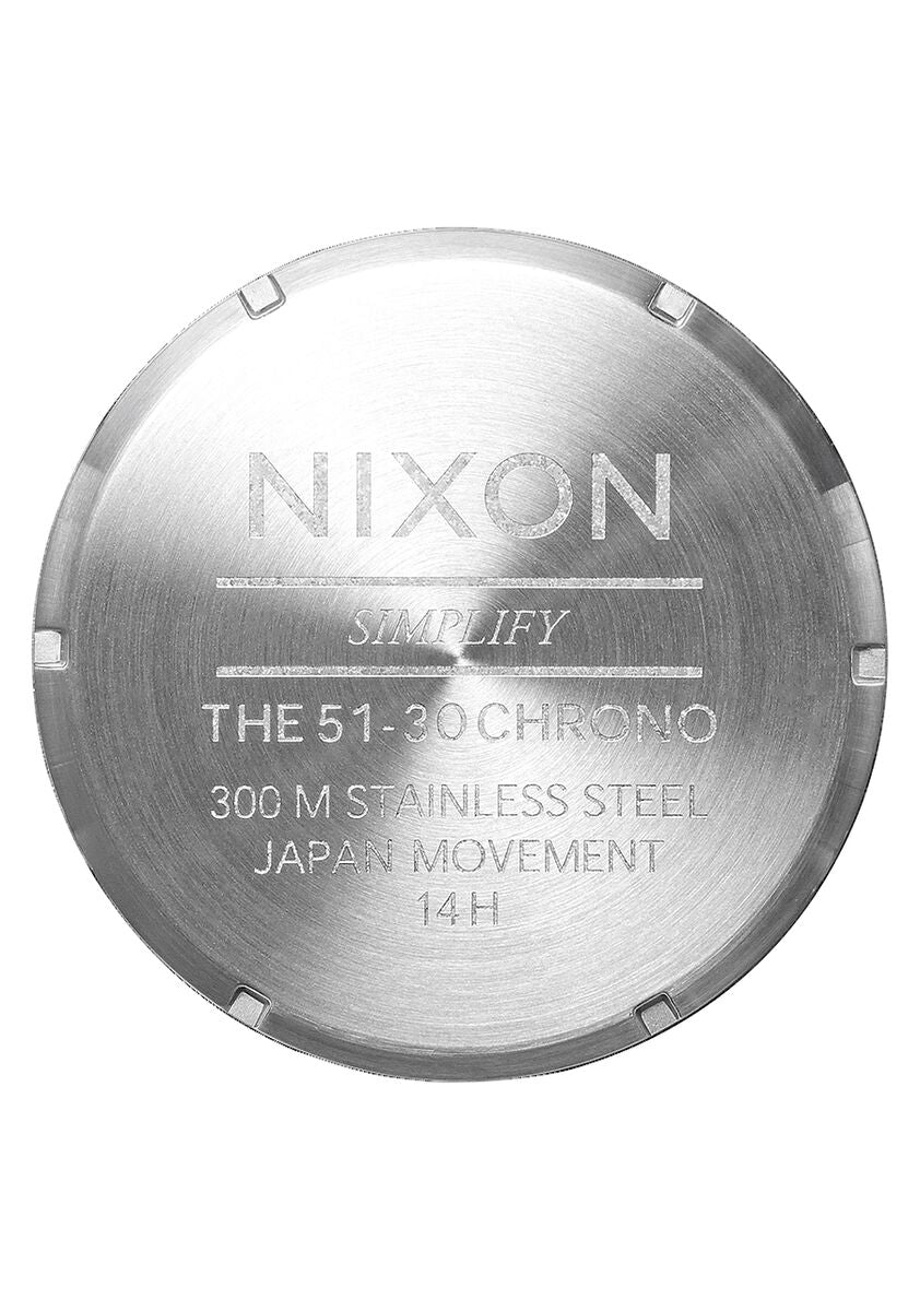 Nixon 51-30 Chrono Silver and Gold Men's Watch | A0831921-00