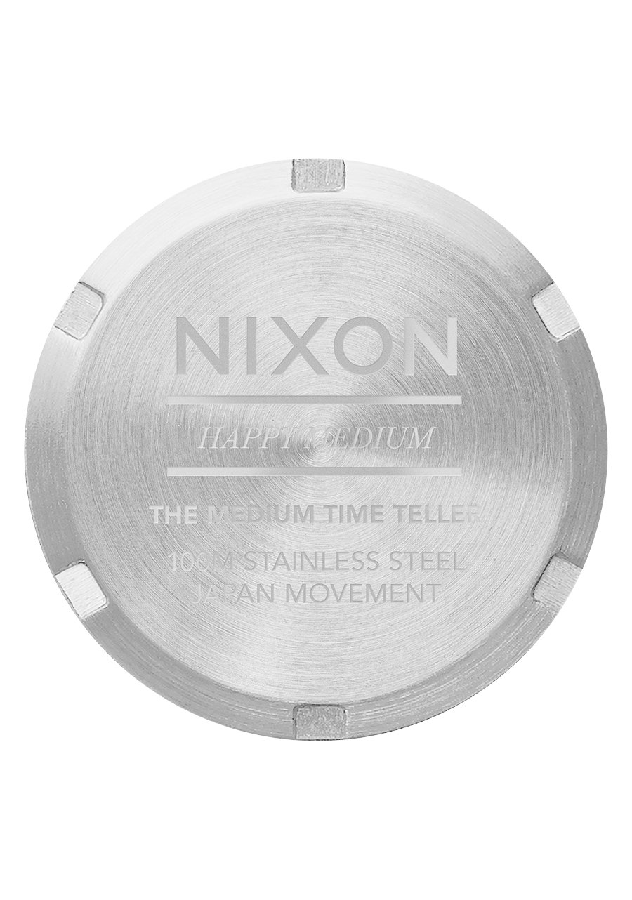 NIXON Medium Time Teller - Silver Turquoise Unisex Watch | A11302084-00