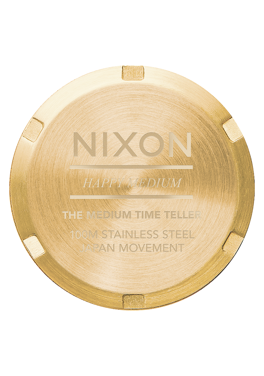 NIXON Medium Time Teller - Light Gold Green Unisex Watch | A11302626-00