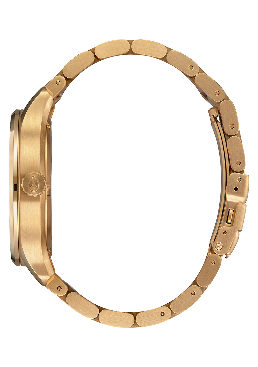 NIXON Corporal Gold Dial and Black Steel Bracelet 36mm Unisex Watch - view 2