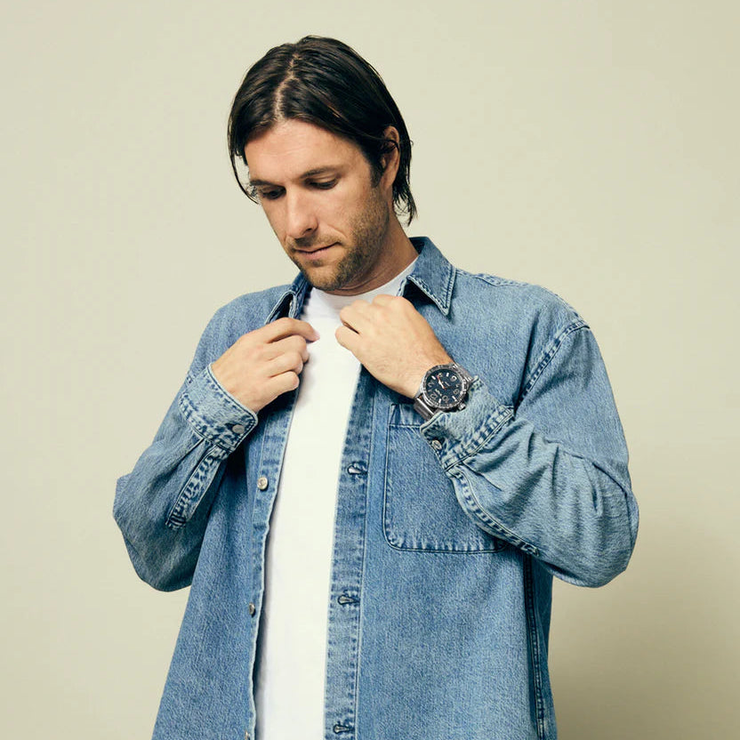 NIXON 51-30 Blue Dial Stainless Steel Bracelet Men’s Watch | A12465245-00