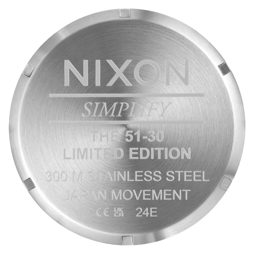 NIXON 51-30 Blue Dial Stainless Steel Bracelet Men’s Watch | A12465245-00