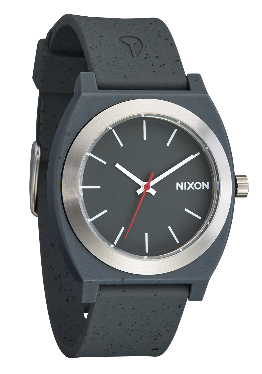 NIXON Time Teller Silver Dial and Silver Rubber 40mm Women's Watch - view 2
