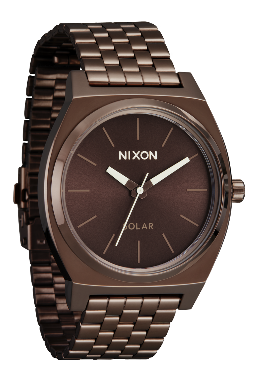 NIXON Time Teller Silver Dial and Silver Steel Bracelet 40mm Unisex Watch - view 2