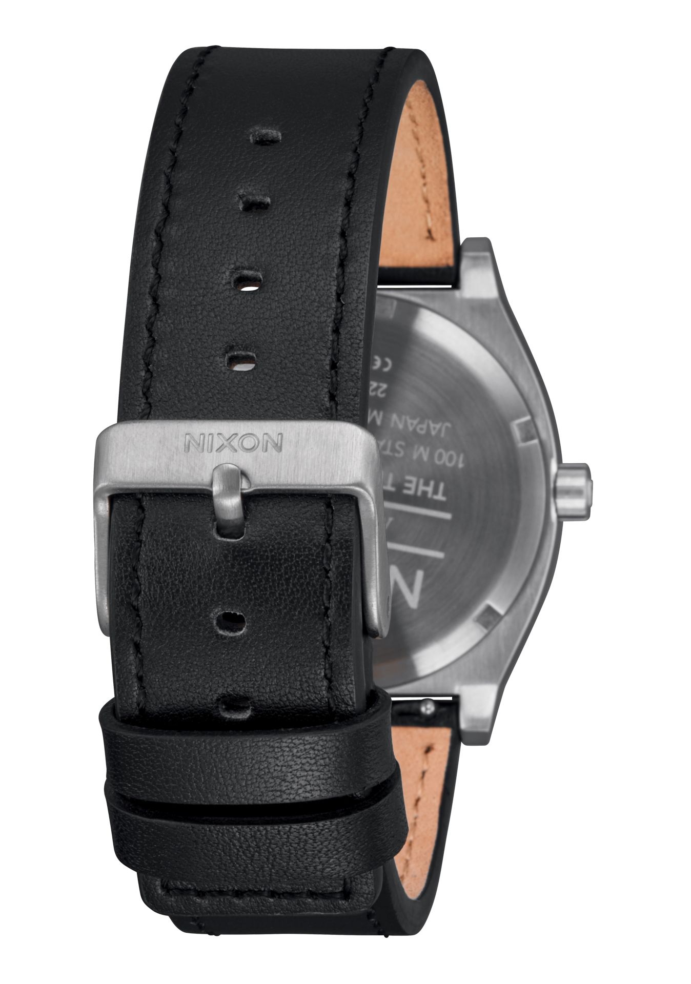 NIXON Time Teller Silver Dial and Silver Leather 36mm Unisex Watch - view 4