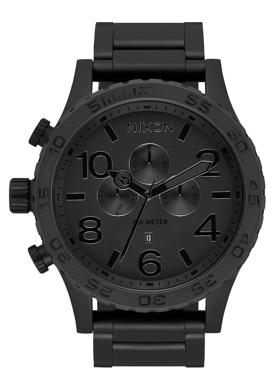 NIXON 51-30 Chrono All Matte Black / Black Men's Watch | A13893086-00