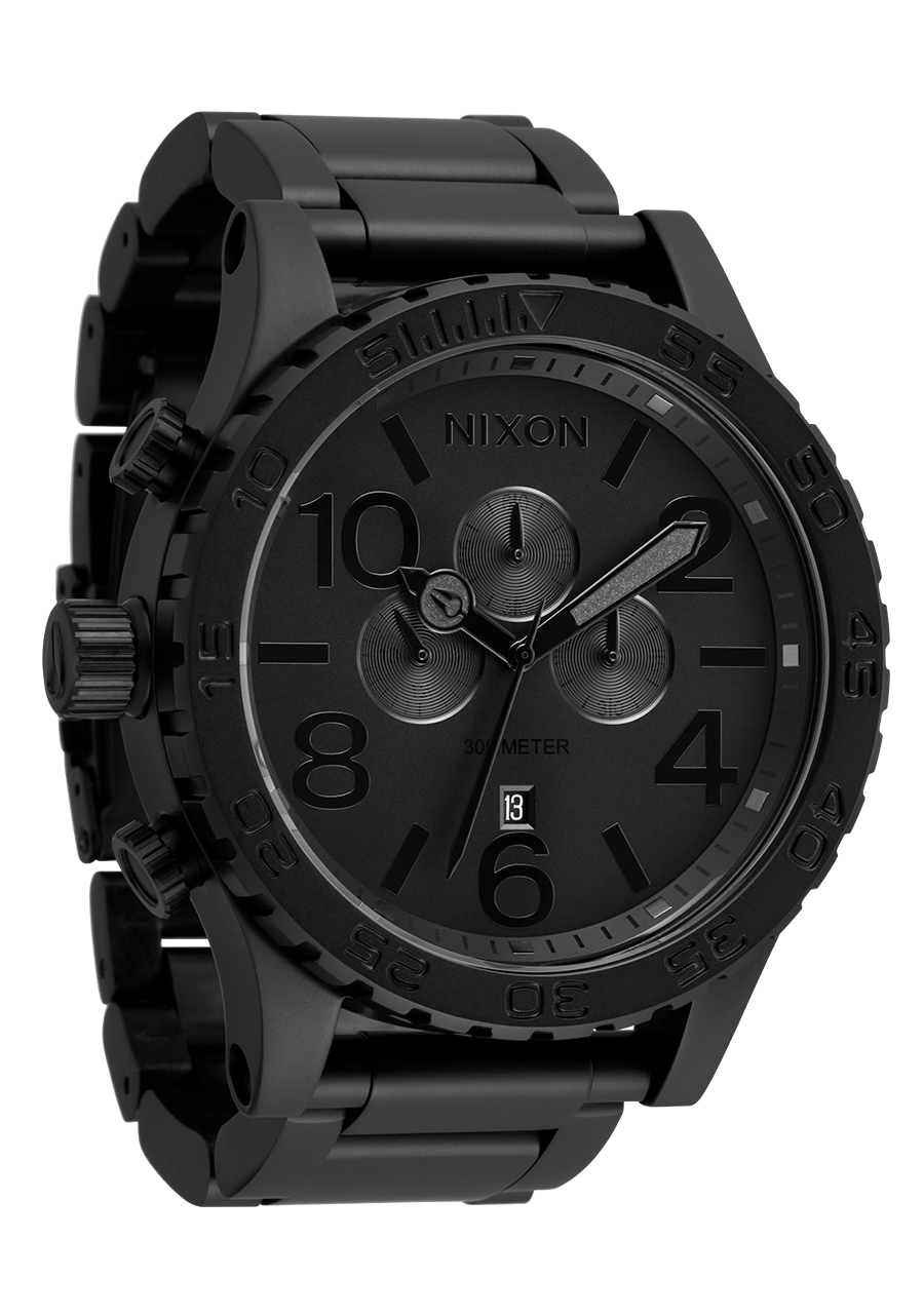 NIXON 51-30 Chrono All Matte Black / Black Men's Watch | A13893086-00