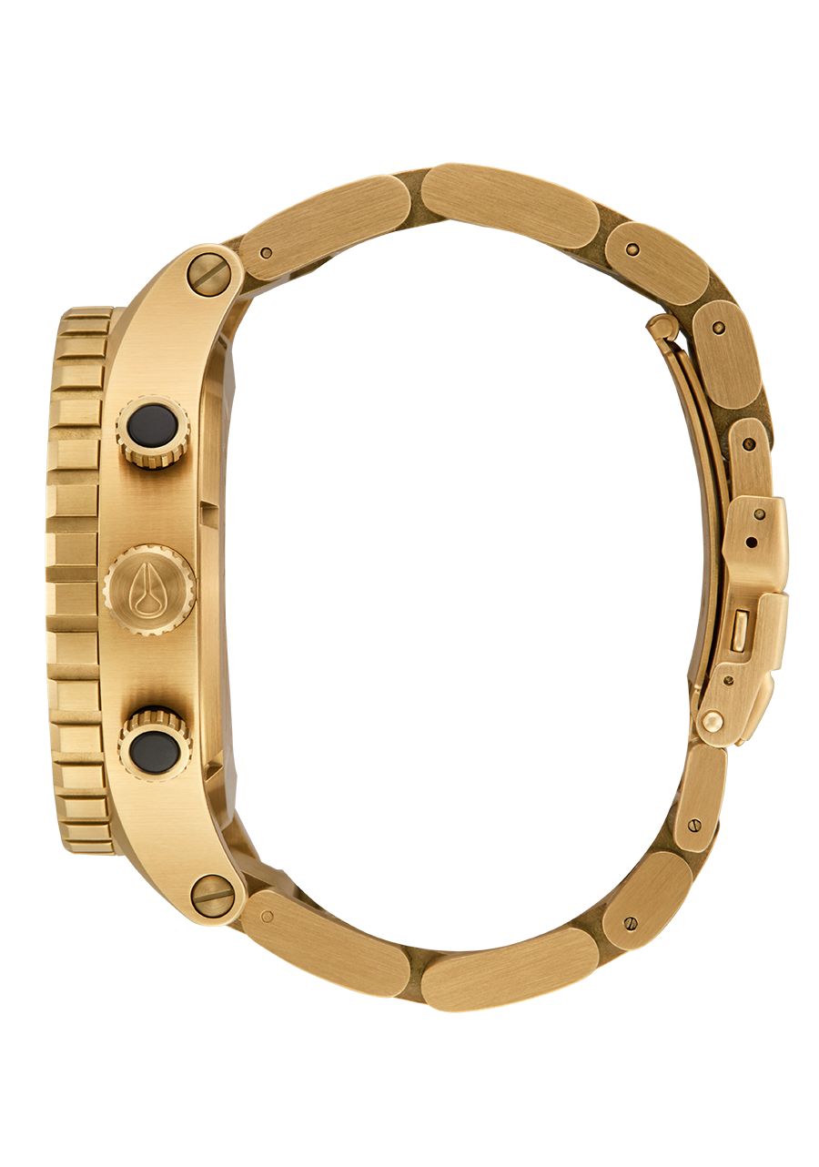 NIXON 51-30 Chrono - 4th Dimension Gold / Black Men's Watch | A13895358-00