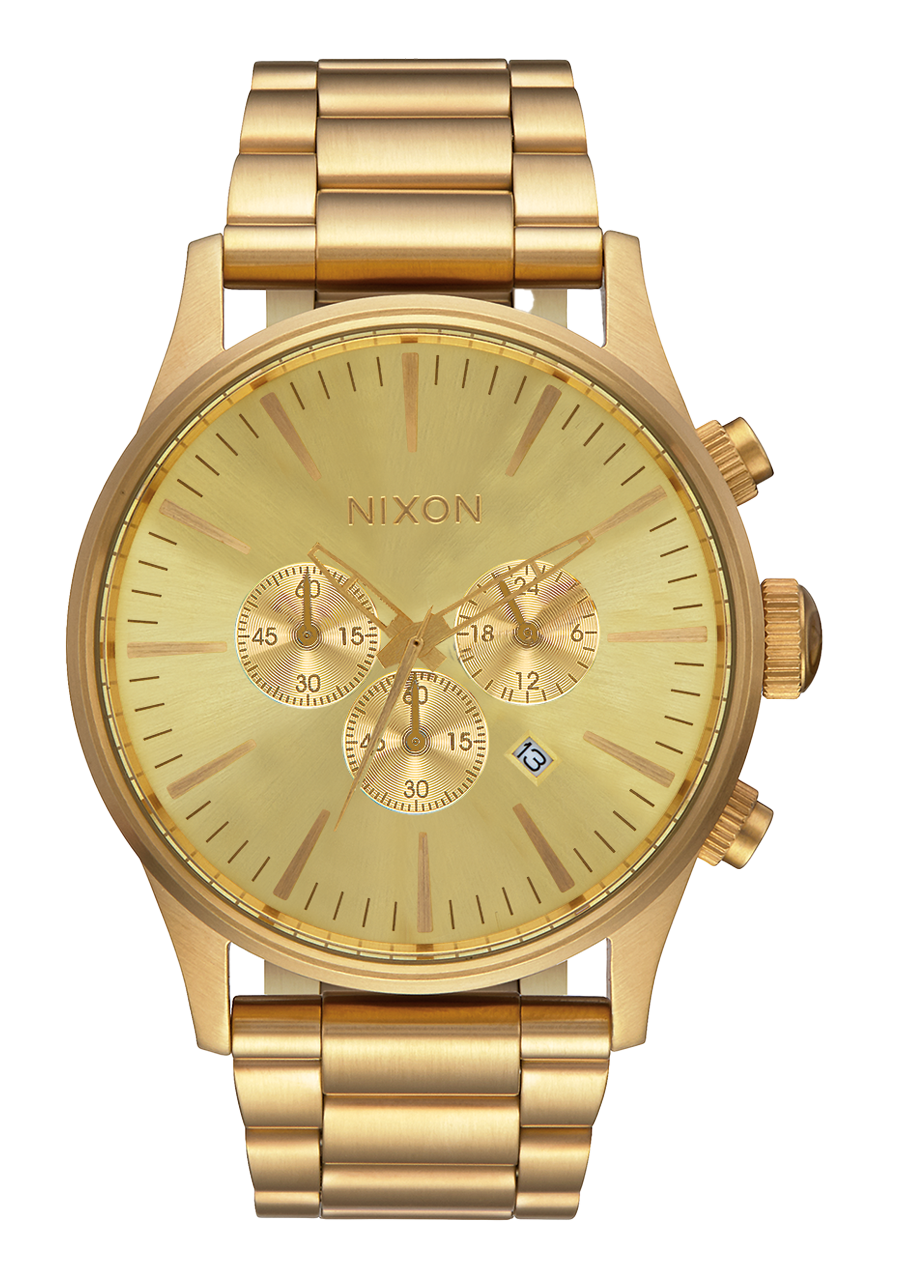 NIXON Sentry Chrono - All Gold Unisex Watch | A1390502-00