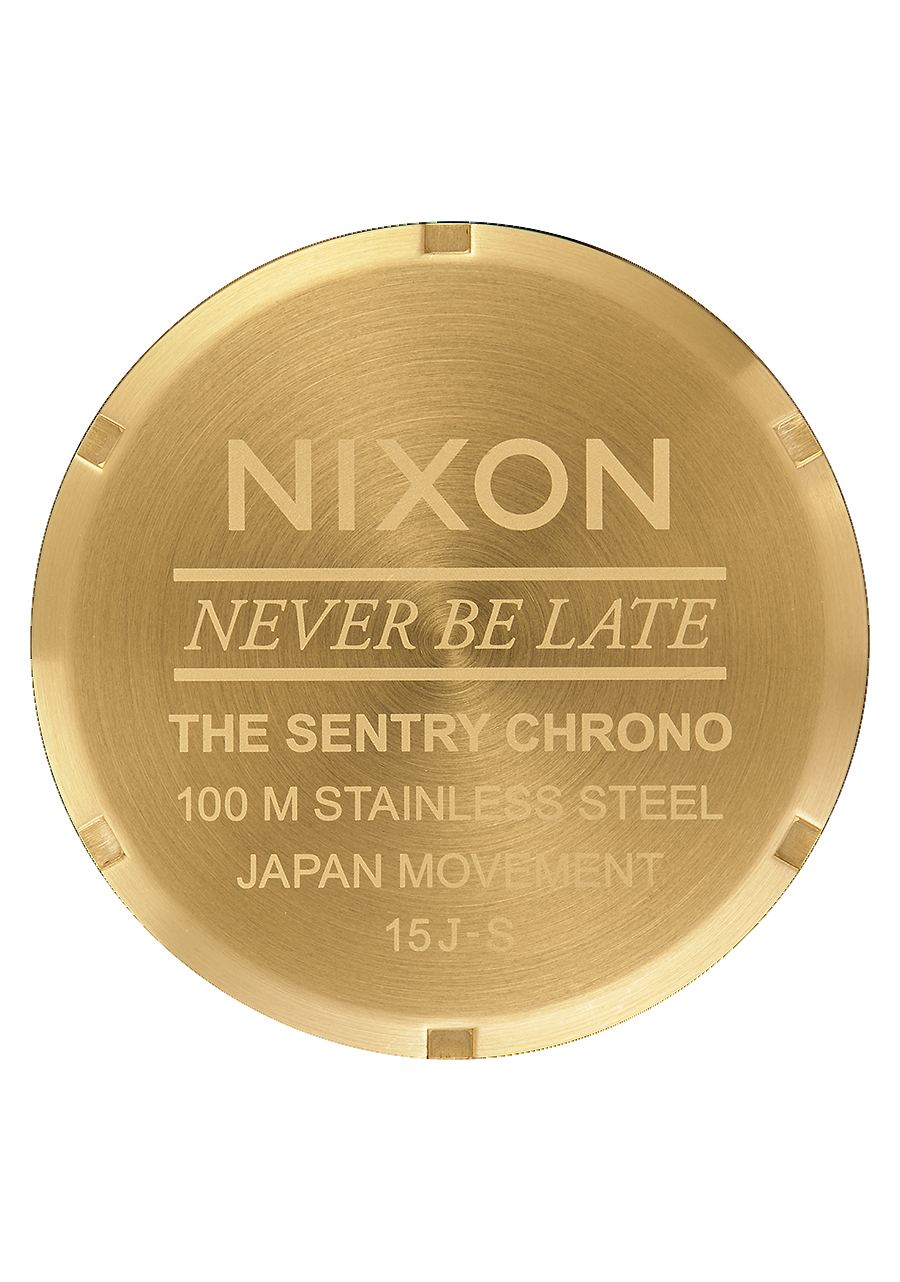 NIXON Sentry Chrono - All Gold Unisex Watch | A1390502-00