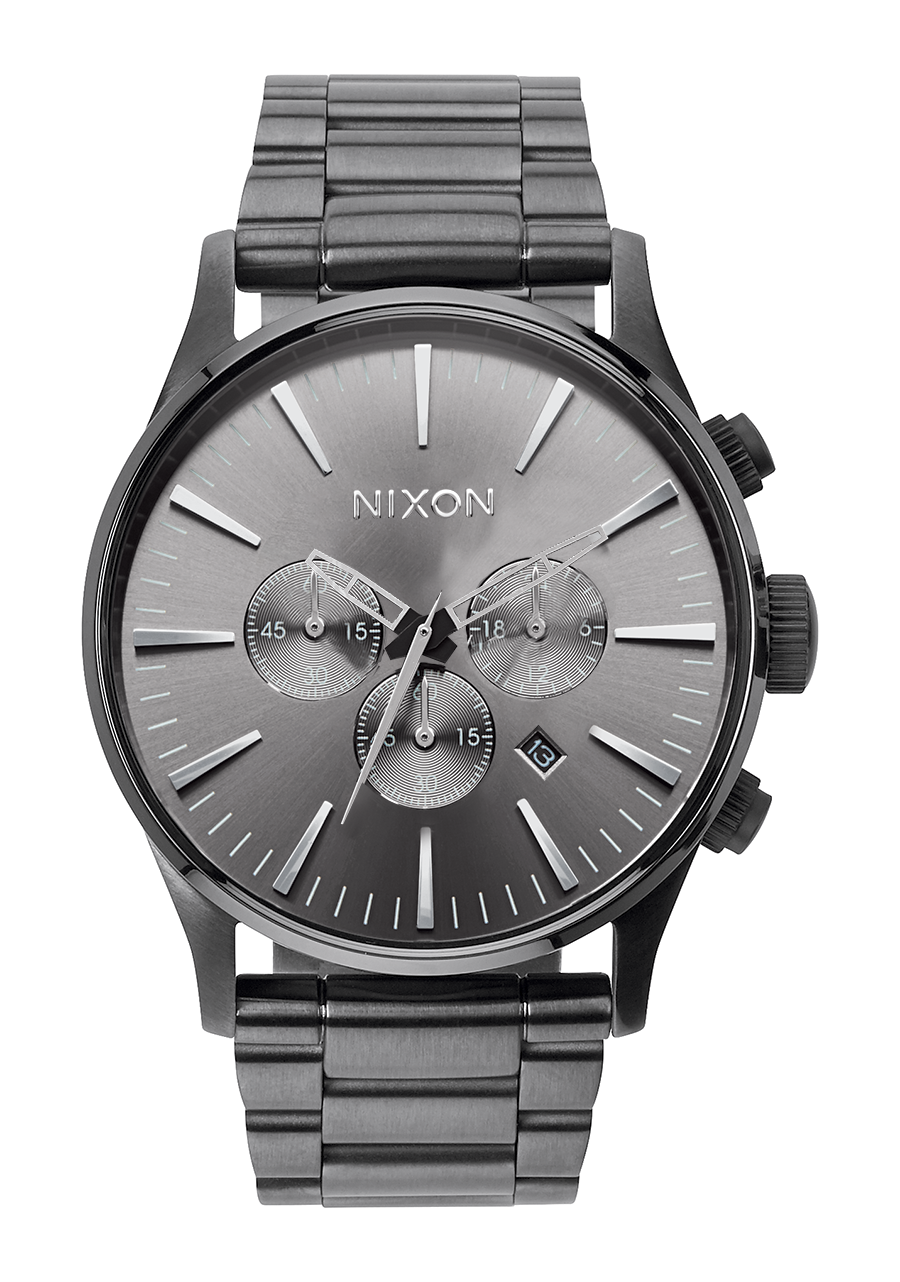 NIXON Sentry Chrono - All Gunmetal Unisex Watch | A1390632-00