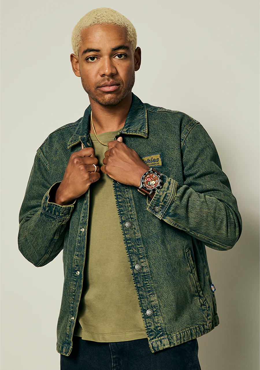 NIXON 51-30 Silver Dial Chronograph Leather Men’s Watch | A13925341-00