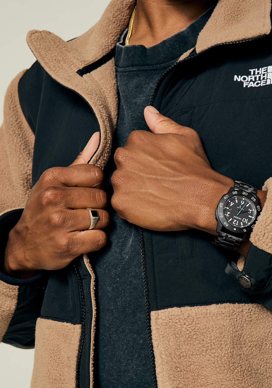 NIXON Smyth 44 - Camo Green Men's Watch | A14145362-00