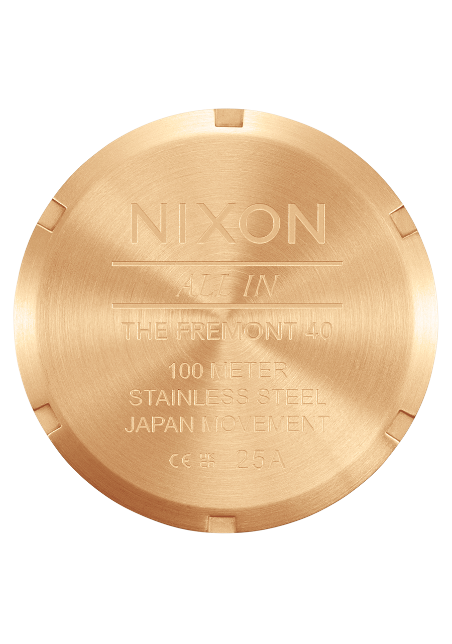 NIXON Fremont 40 - Gold / Black Men's Watch | A1444513-00