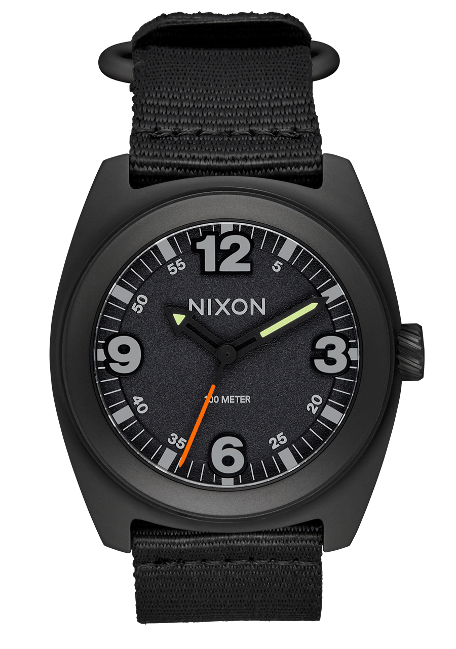 NIXON Clutch 42 All Matte Black / Black Men's Watch | A14473086-00