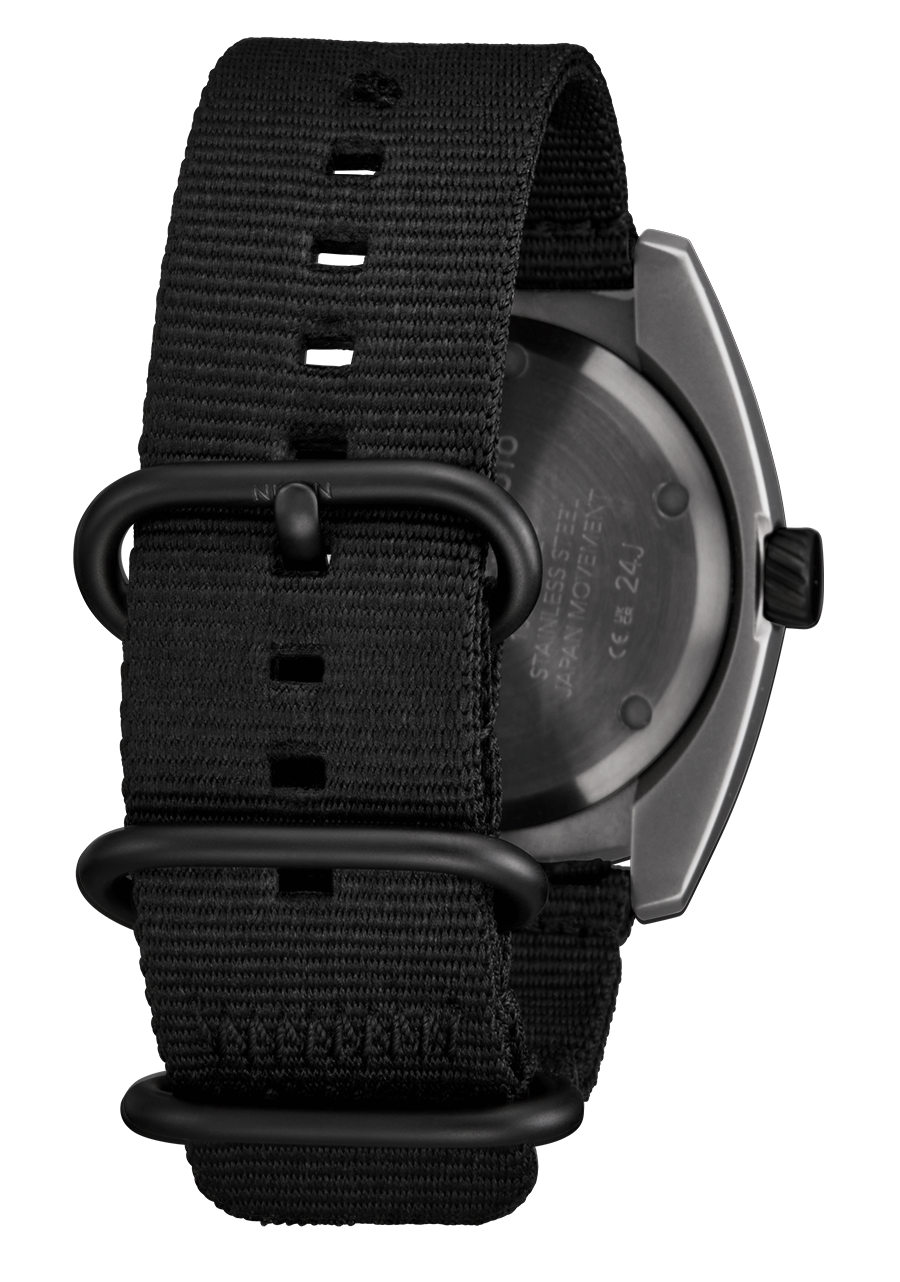 NIXON Clutch 42 Matte Gunmetal / Hot Sauce Men's Watch | A14475351-00
