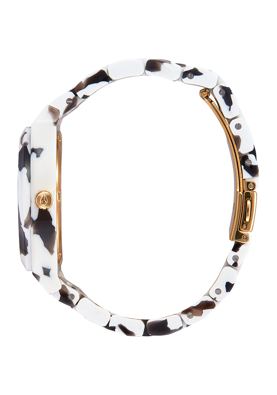 NIXON Time Teller Acetate Black Tortoise Unisex Watch | A3272882-00