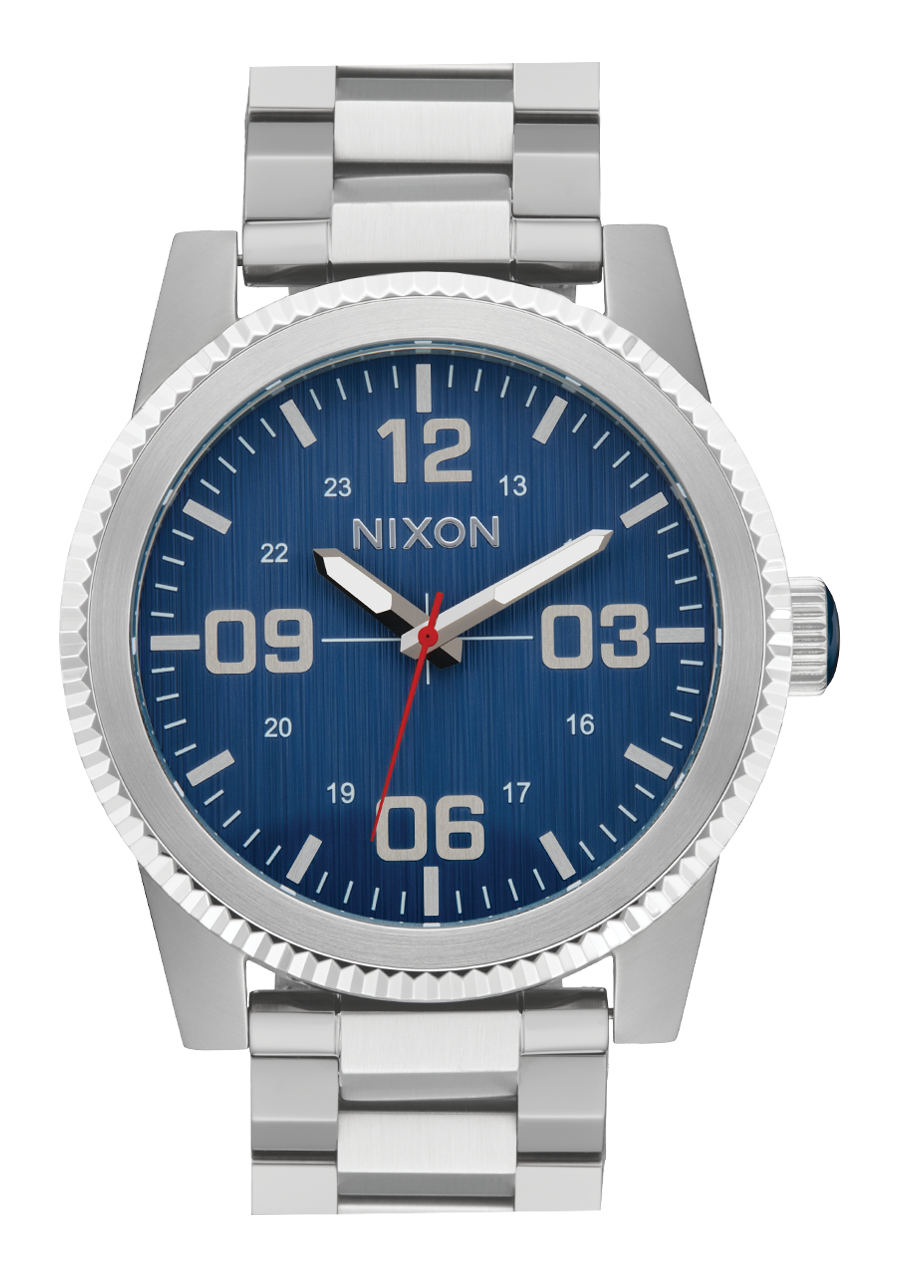 NIXON Corporal Stainless Steel Silver / Indigo Men's Watch | A3465246-00
