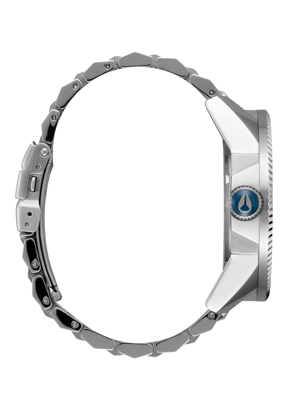 NIXON Corporal Stainless Steel Silver / Indigo Men's Watch | A3465246-00