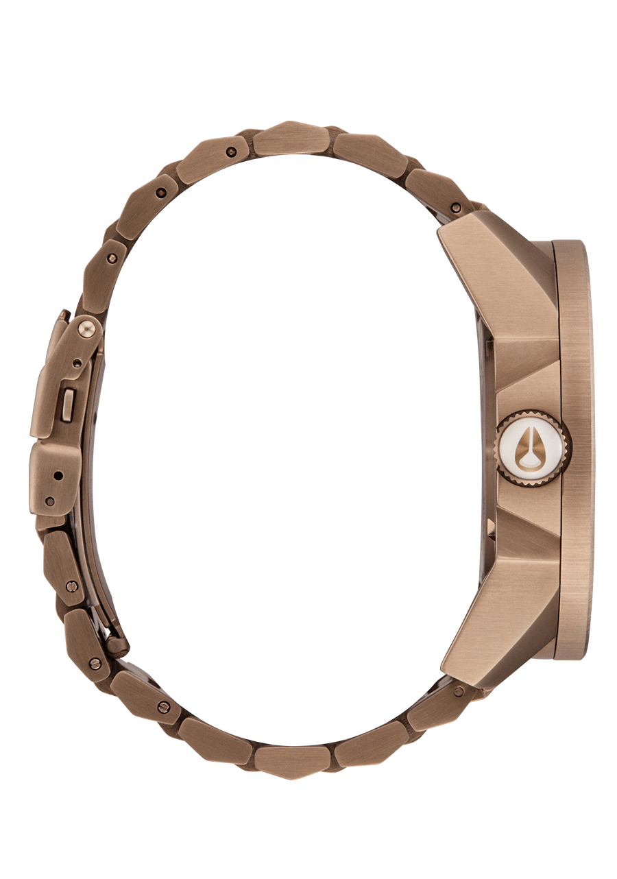 NIXON Corporal Stainless Steel - Desert Gold / Arles Blue Men's Watch | A3465301-00