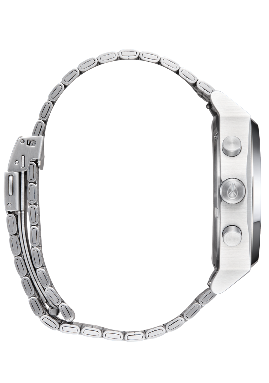 NIXON Time Teller Chrono - Chrome Black Chrome Sunray Unisex Watch | A9725266-00