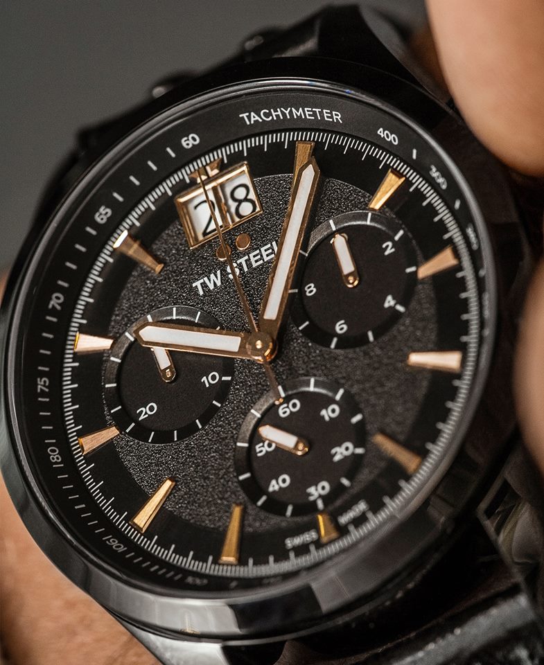 TW Steel ACE Aternus 45mm Black Chronograph Men's Watch | ACE304