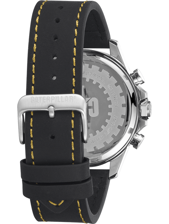 CAT Boston Multi Black Leather Men's Watch | AD.149.34.131