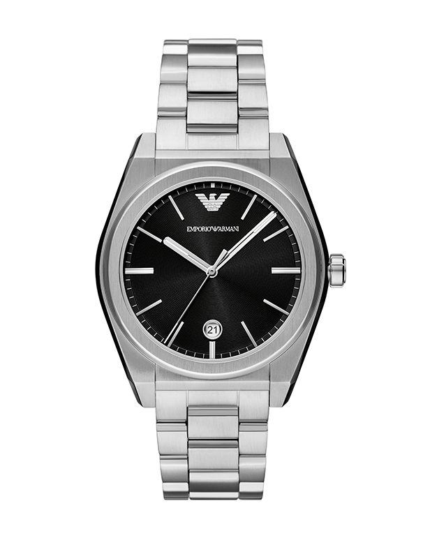 Emporio Armani Three-Hand Date Stainless Steel Men's Watch | AR11622