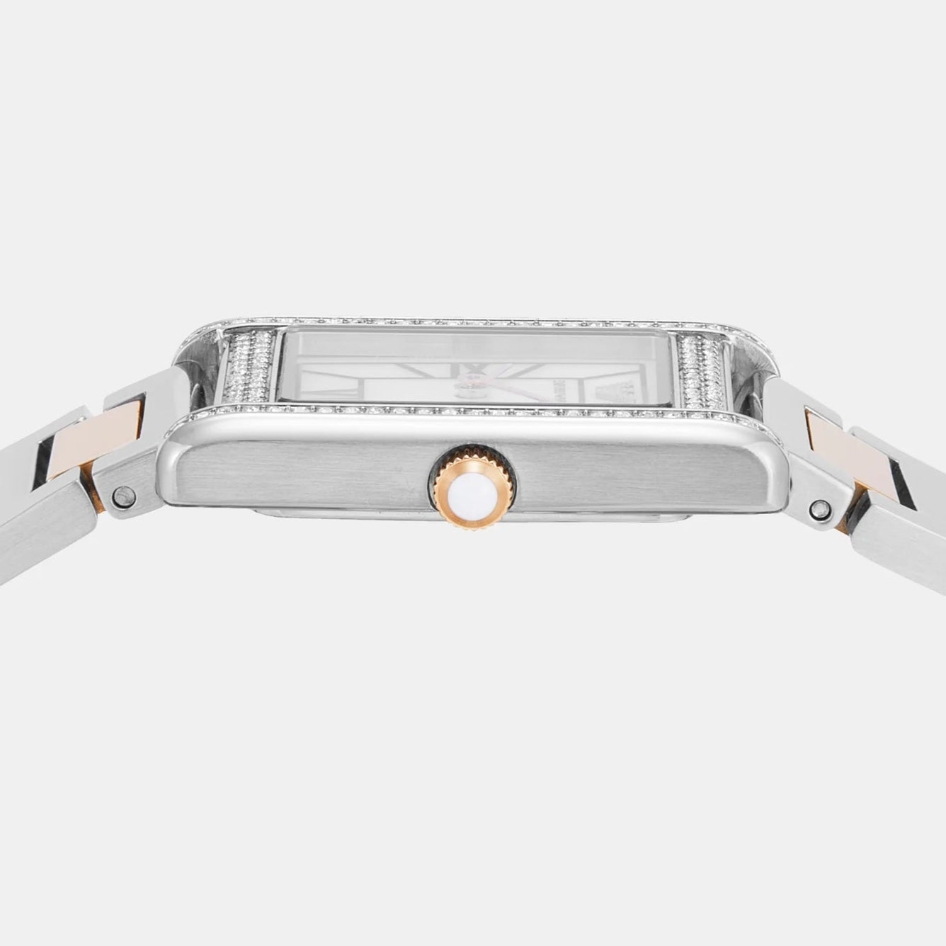 Emporio Armani Genni Quartz Mother Of Pearl Dial Analog Stainless Steel Women's Watch | AR11626