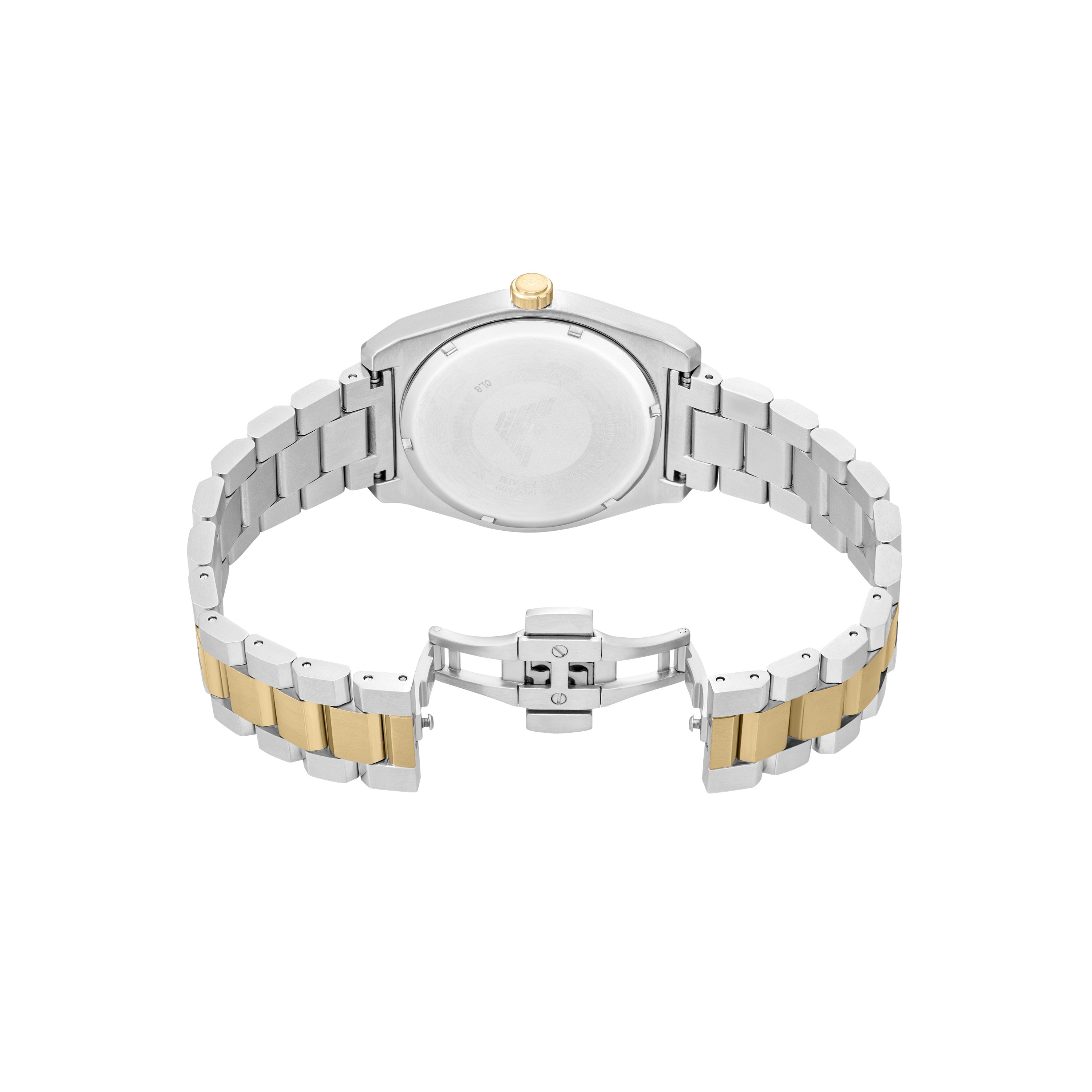 Emporio Armani Three Hand Two Tone Stainless Steel Men's Watch | AR11716