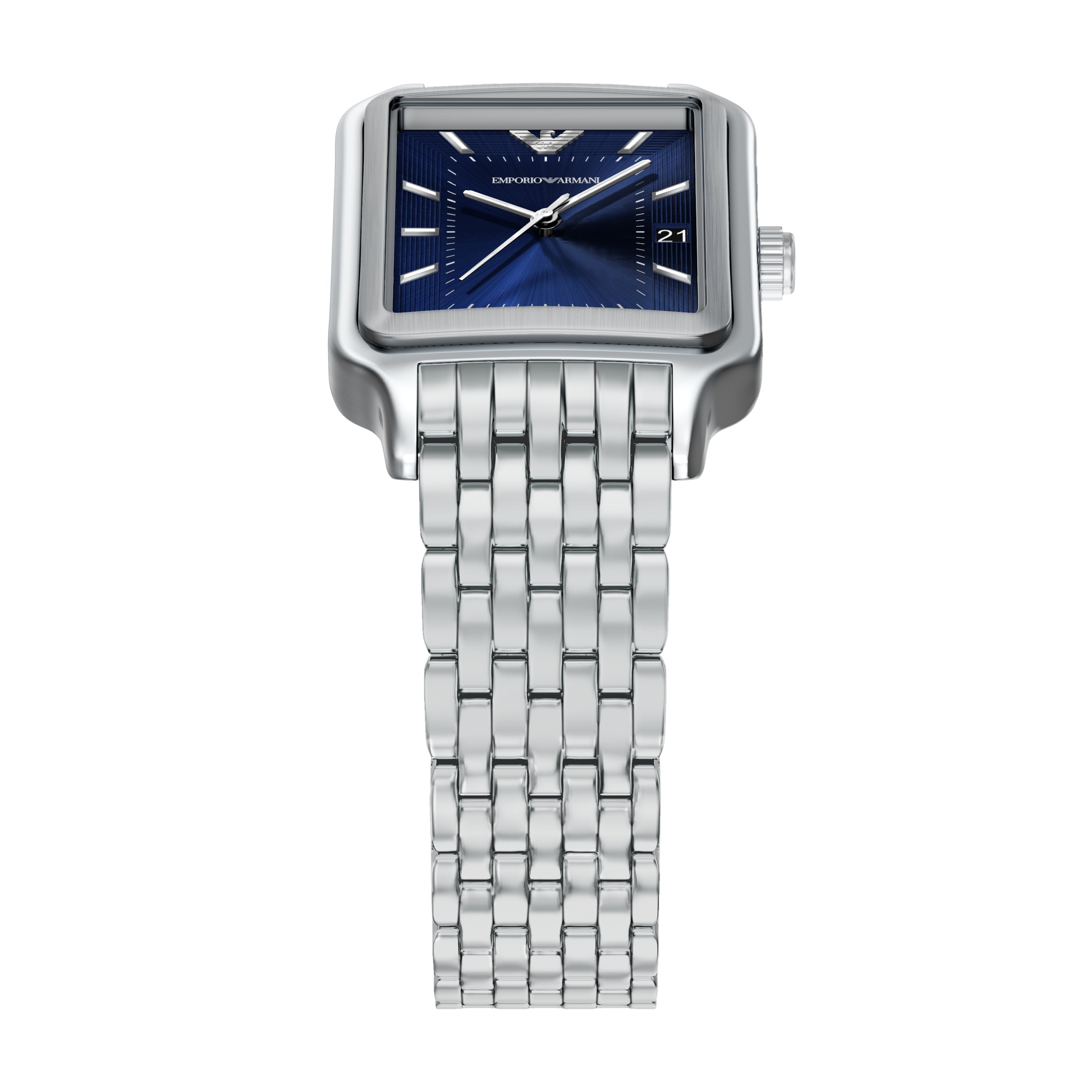 Emporio Armani Vintage Blue Dial and Silver Steel Bracelet 32mm Unisex Watch | AR11754