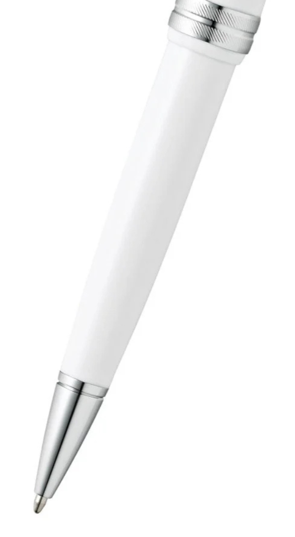 CROSS Bailey Light Polished White Resin Ballpoint Pen | AT0742-2
