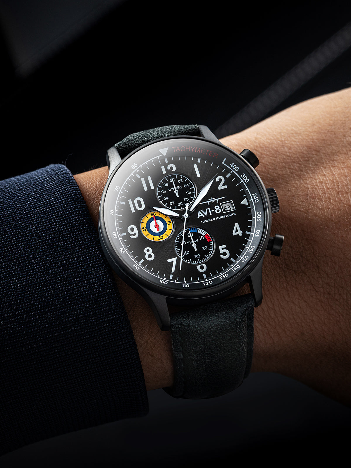 AVI-8 Classic Chronograph Military Green