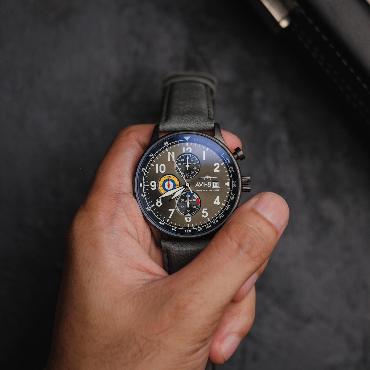 AVI-8 Classic Chronograph Military Green