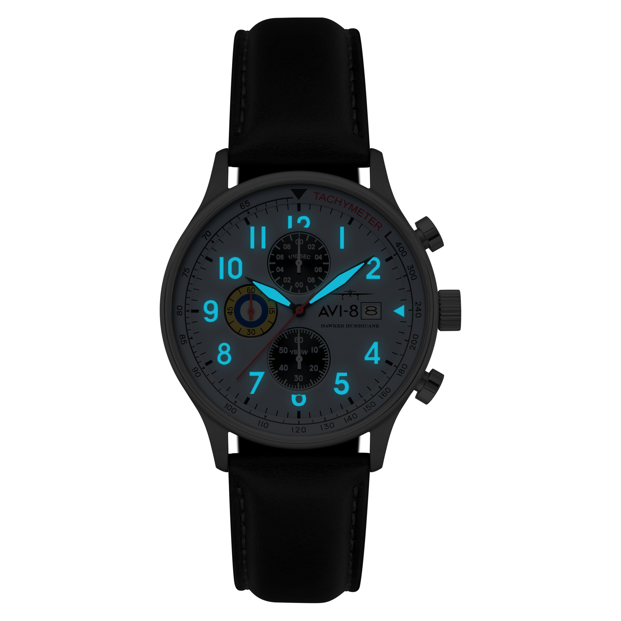 AVI-8 Hawker Hurricane Classic Chronograph Faded Blue Av 4011 0V