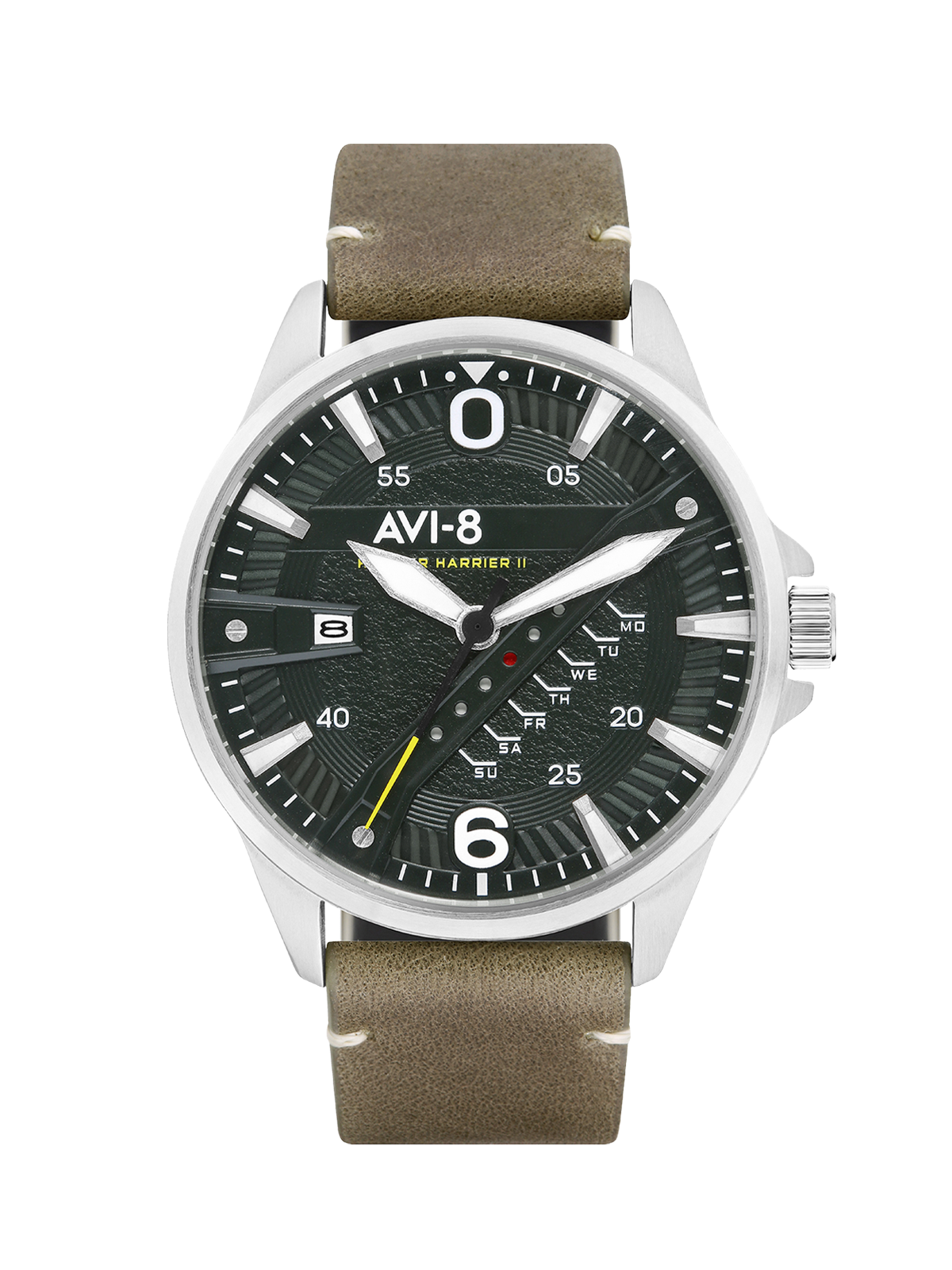 AVI-8 Thrust Vector Day Date Trail Green