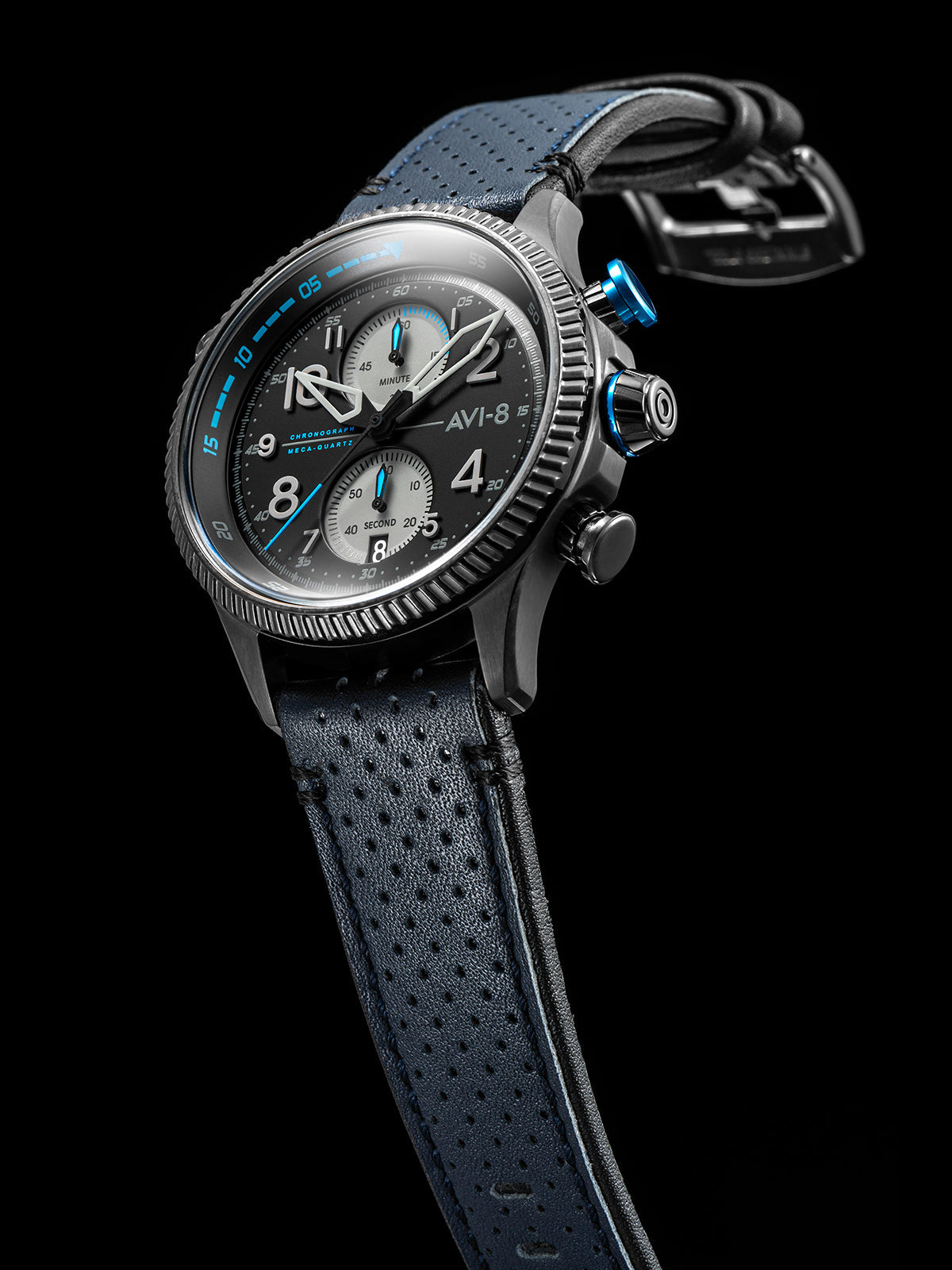 AVI-8 Hawker Hunter Duke Meca Quartz Chronograph Colerne Av 4080 02