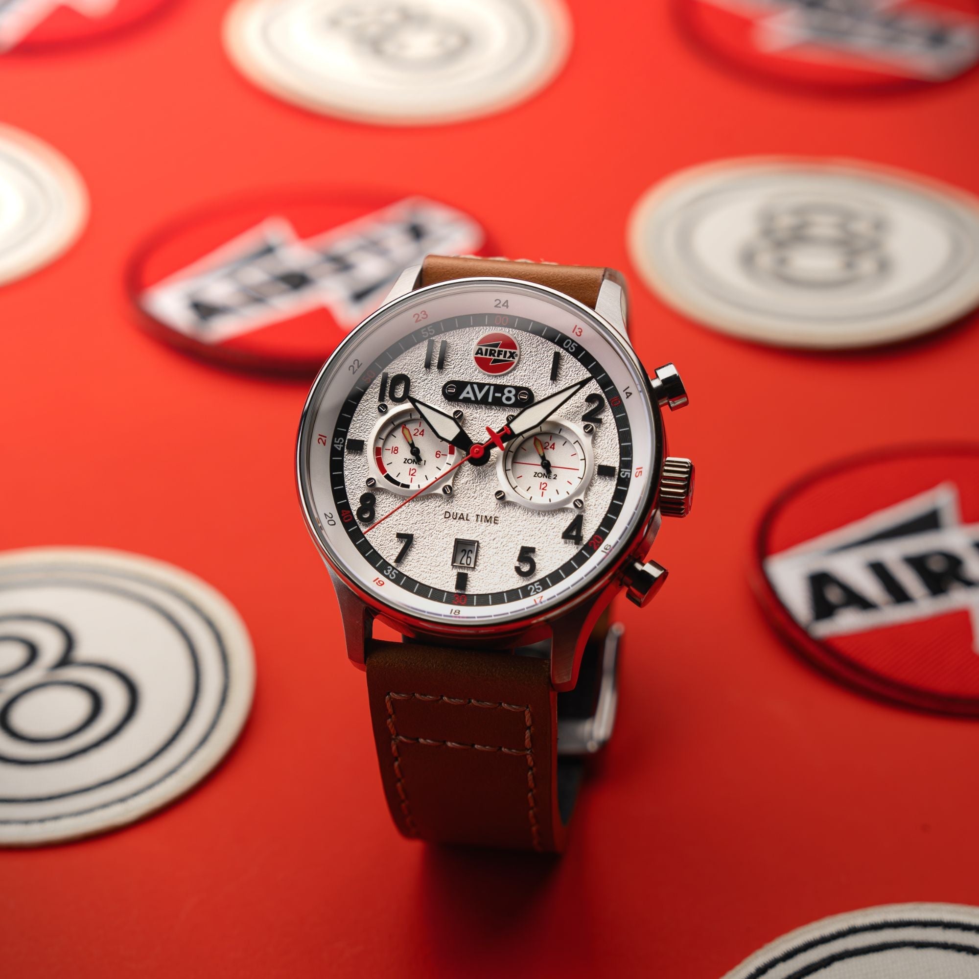 AVI-8 Carey Dual Time Airfix Edition Silver White