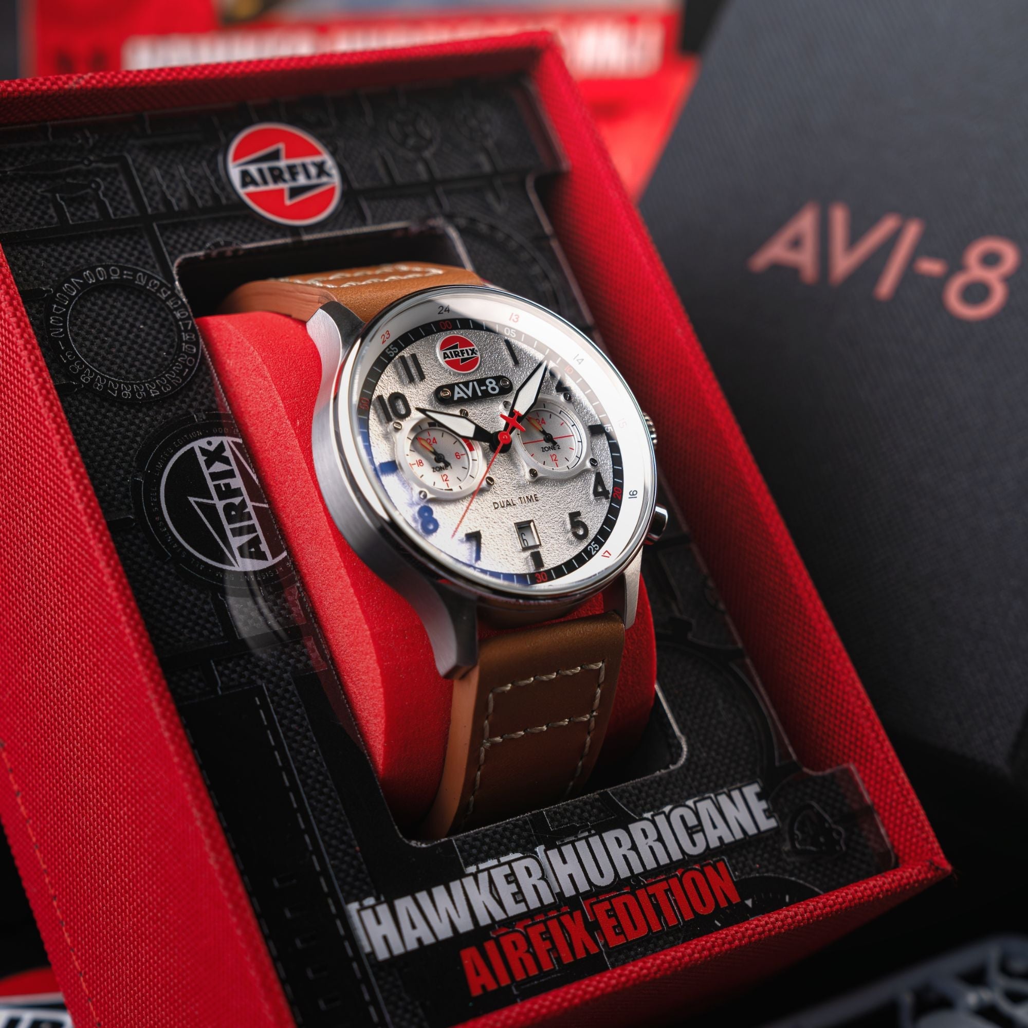 AVI-8 Carey Dual Time Airfix Edition Silver White