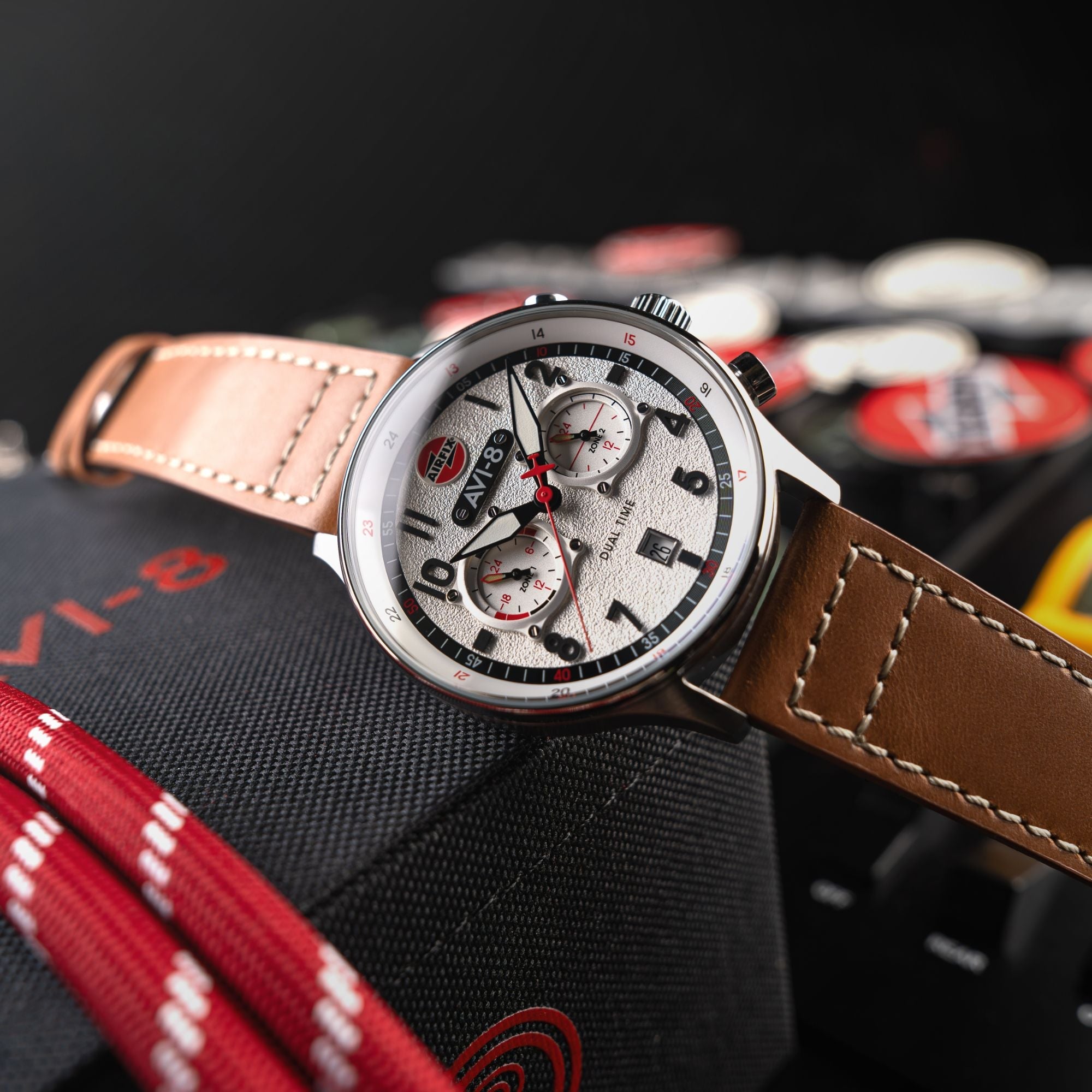 AVI-8 Carey Dual Time Airfix Edition Silver White