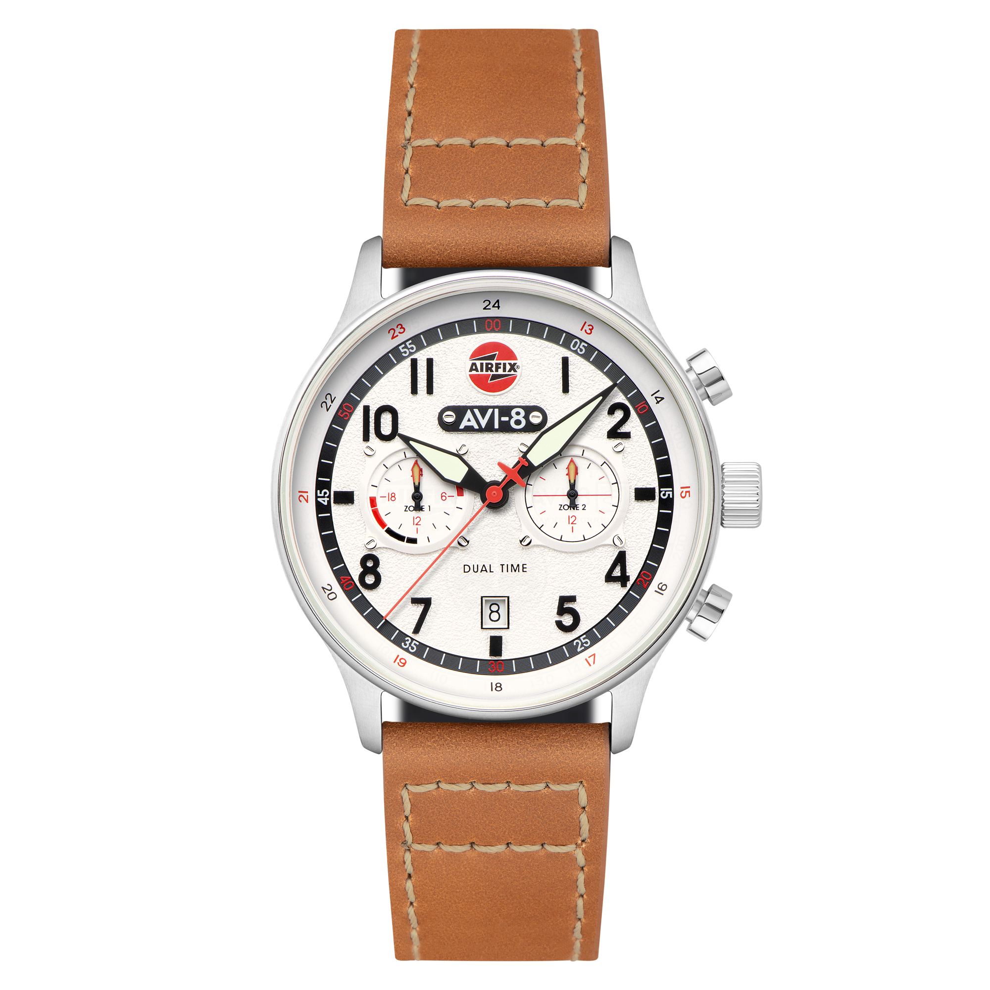 AVI-8 Carey Dual Time Airfix Edition Silver White