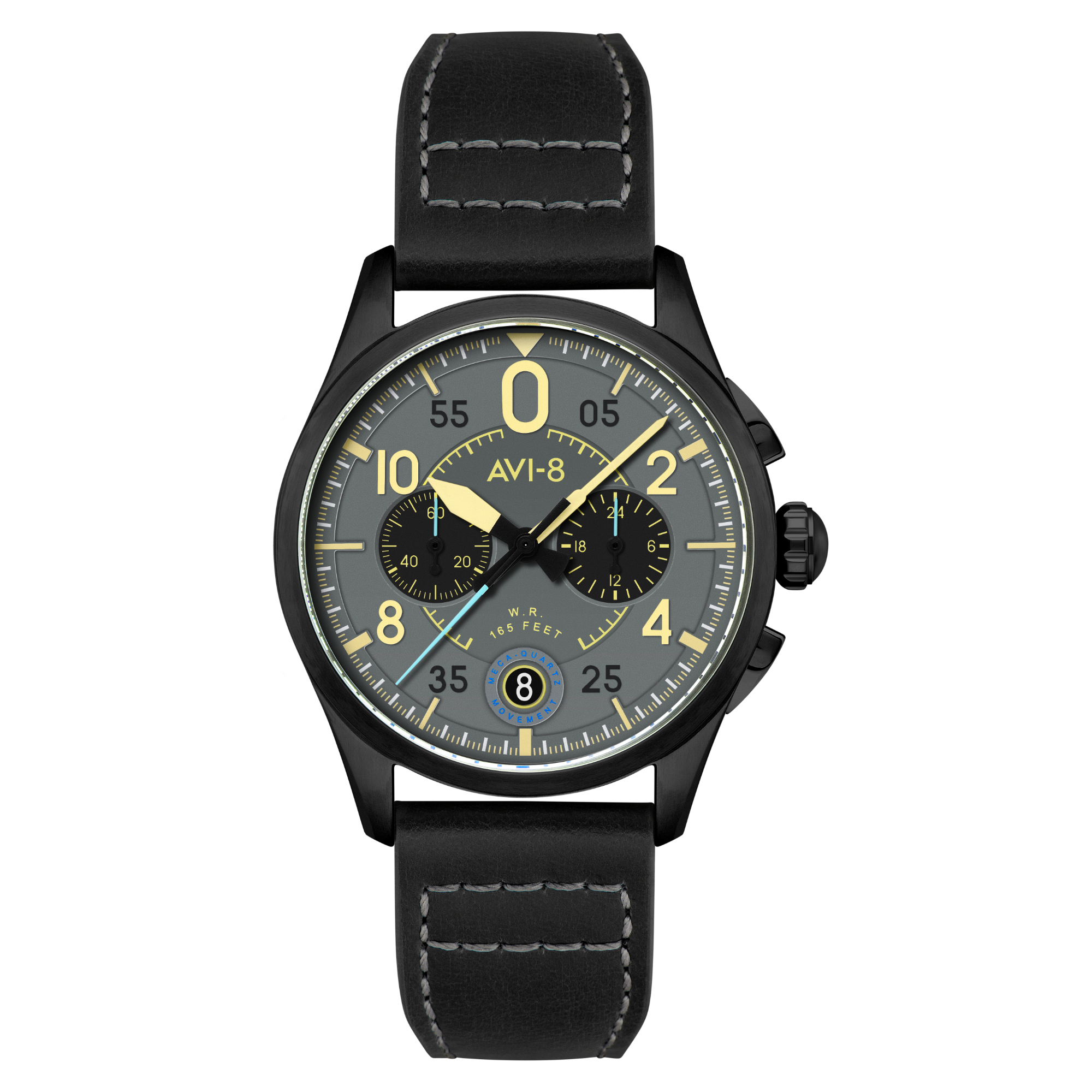 AVI-8 Lock Chronograph Heavy Grey