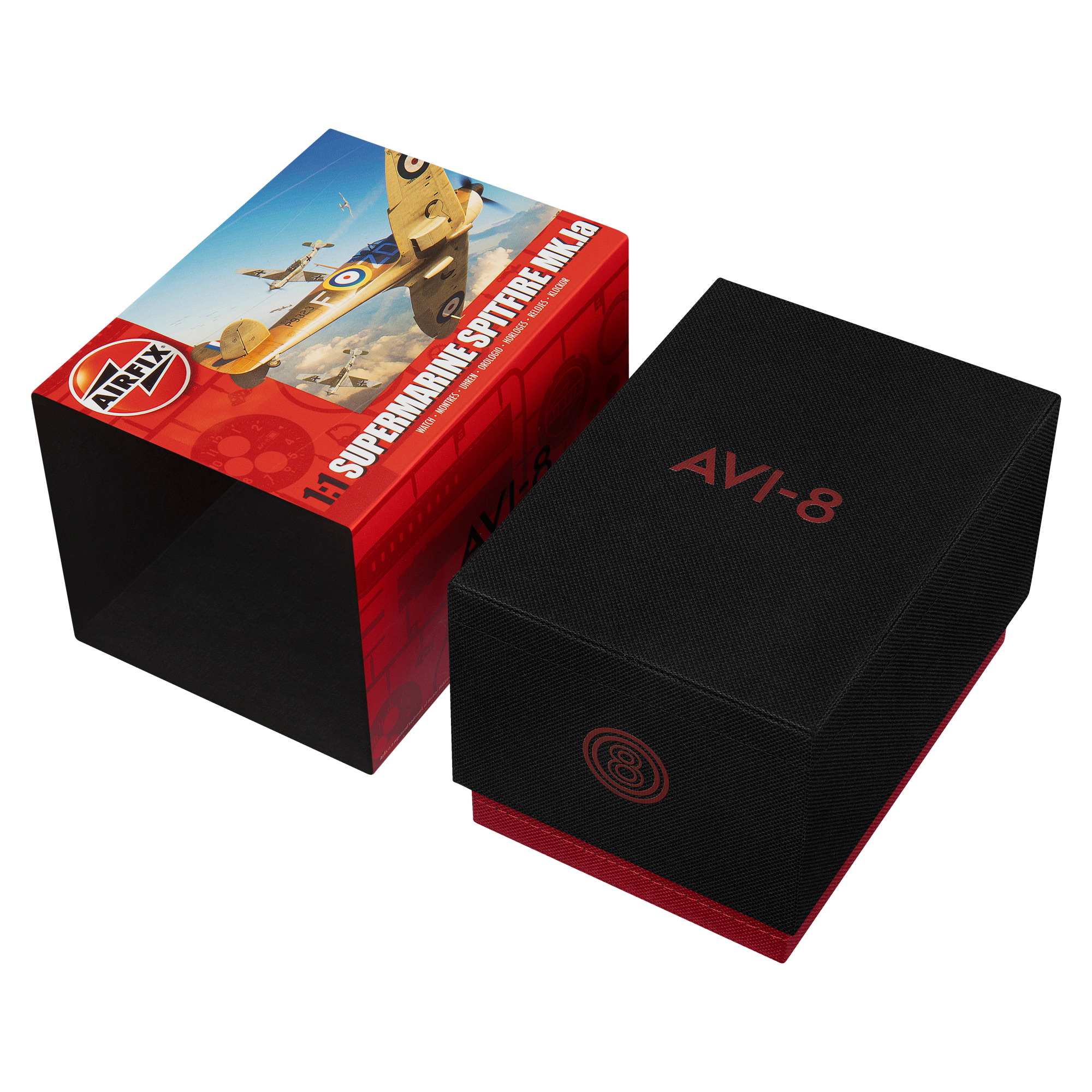 AVI-8 Lock Chronograph Airfix Edition Raven Black