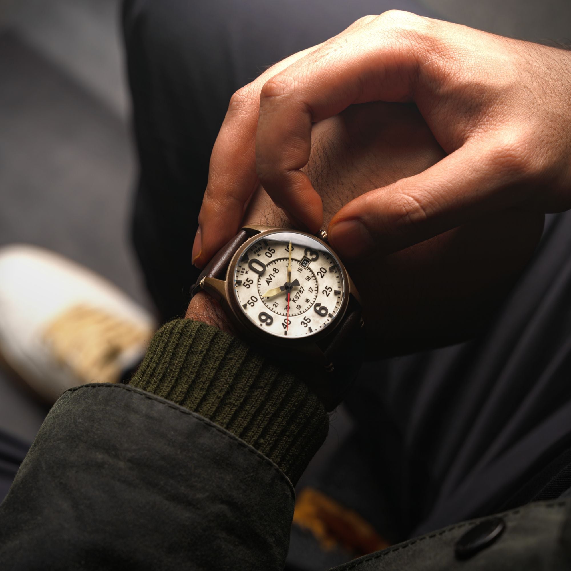 AVI-8 Smith Automatic Oxidized Bronze