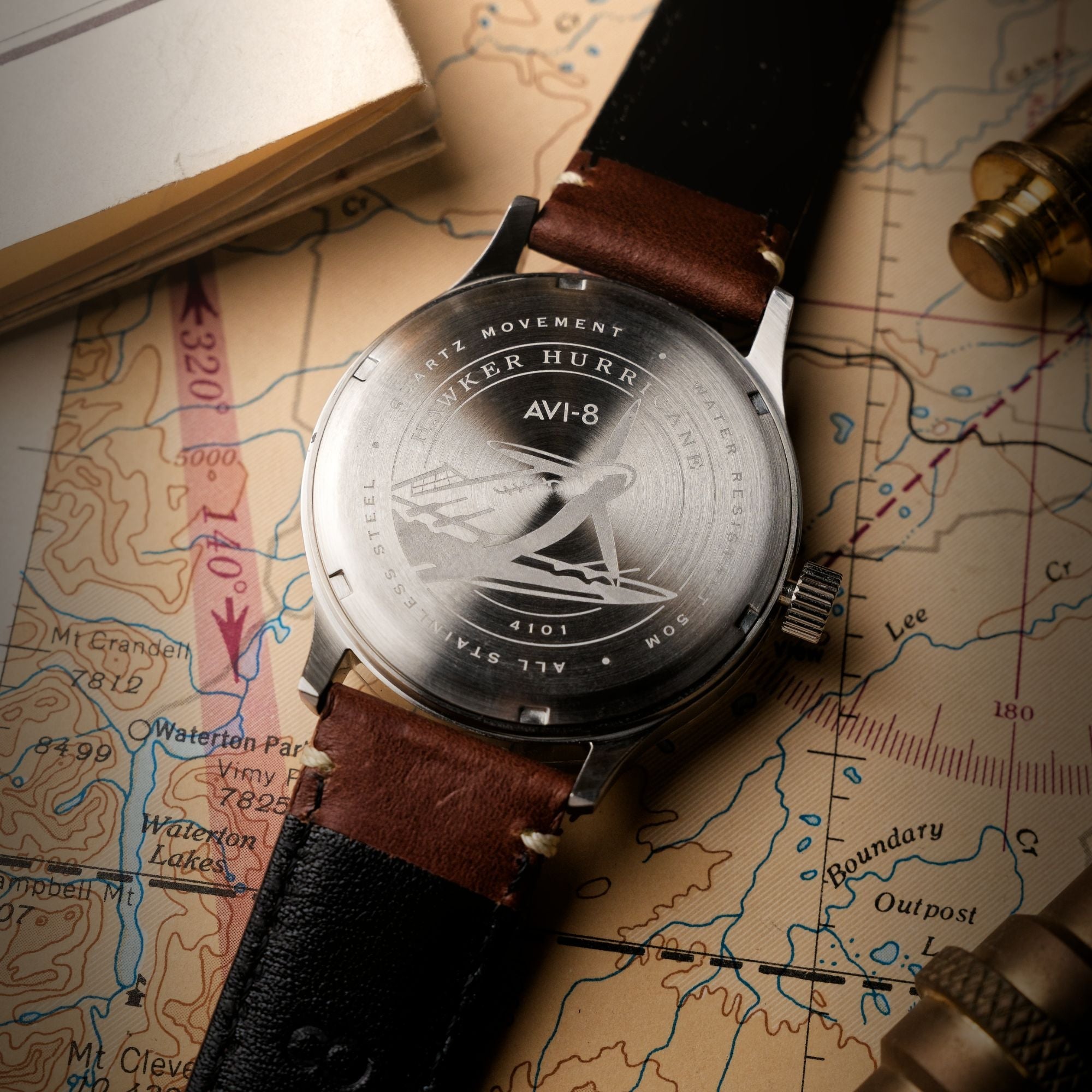 AVI-8 Mckellar Dual Time Metropolis Black