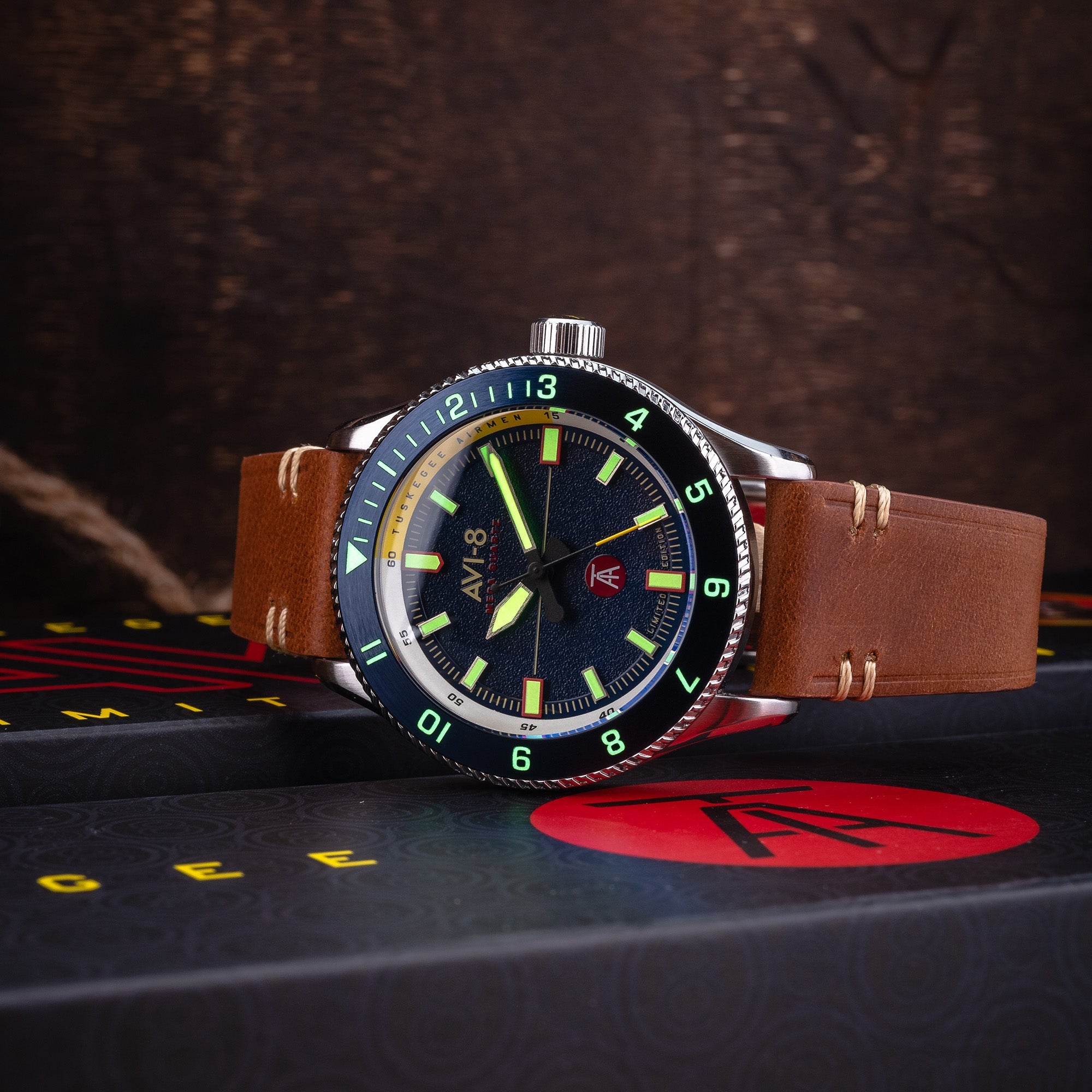 AVI-8 Tuskegee Airmen Meca-Quartz Limited Edition Lucera