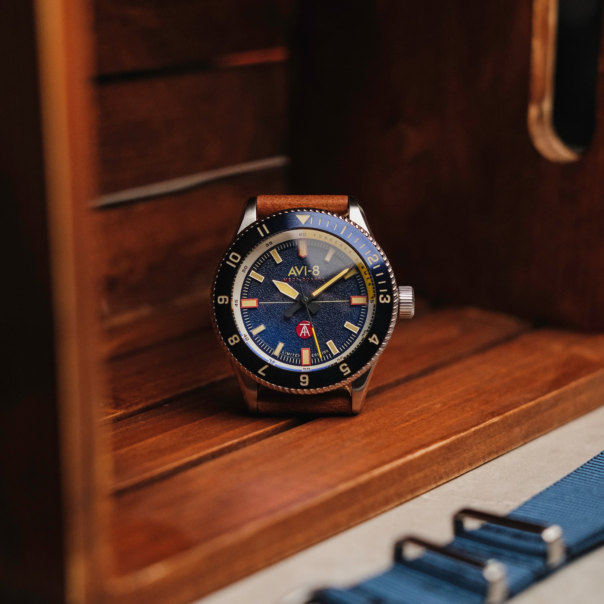 AVI-8 Tuskegee Airmen Meca-Quartz Limited Edition Lucera