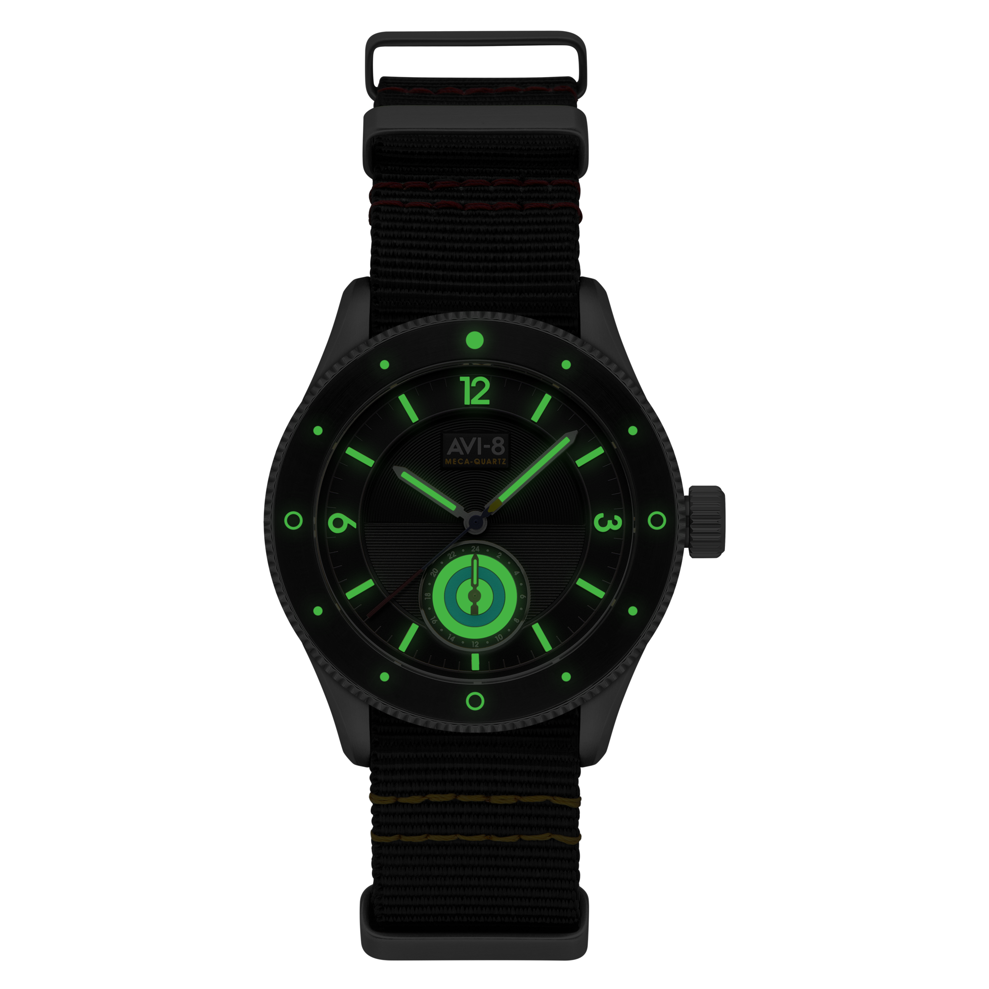 AVI-8 Airmaster Sector Meca-Quartz Raven Black