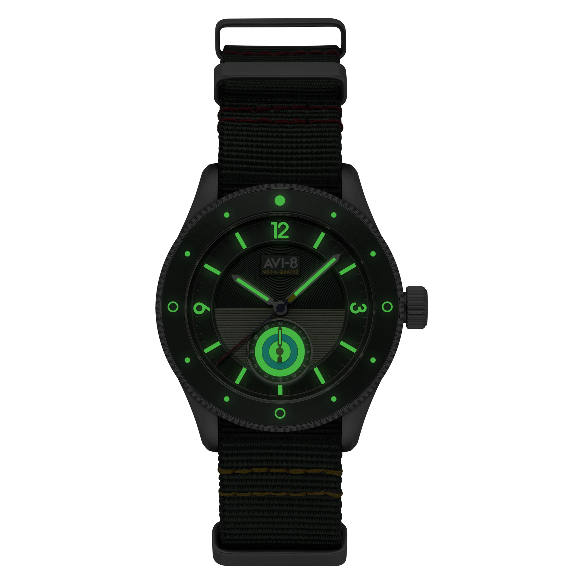 AVI-8 Airmaster Sector Meca-Quartz Vert Green