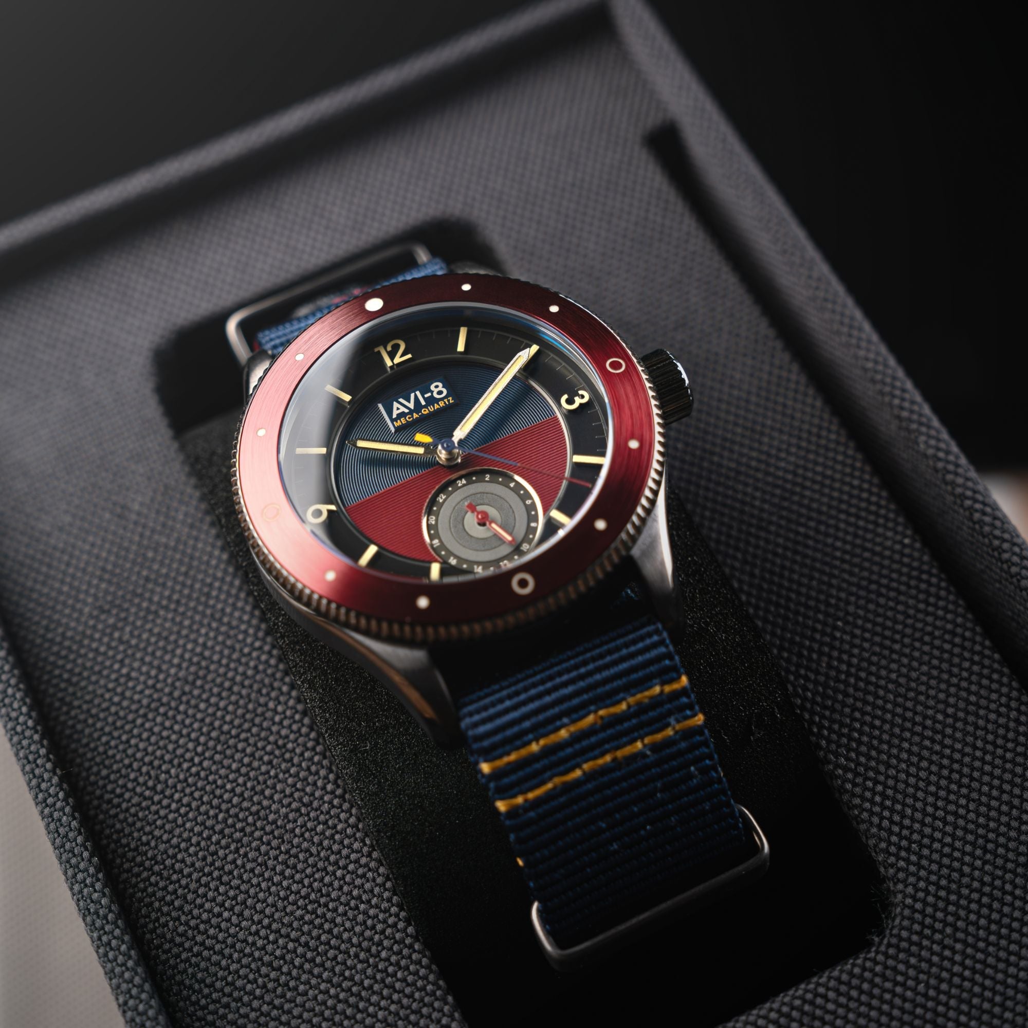 AVI-8 Airmaster Sector Meca-Quartz Navy Blue